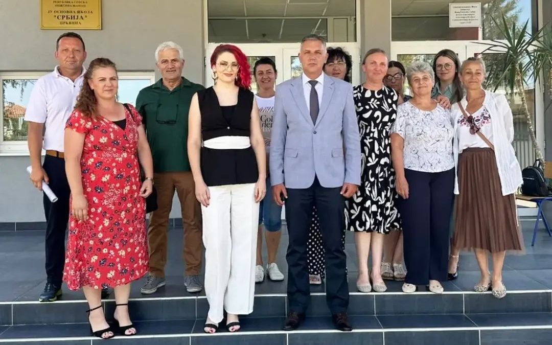 ПОСЈЕТА МИНИСТРА ПРОСВЈЕТЕ И КУЛТУРЕ НАШОЈ ШКОЛИ